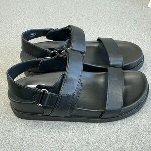 NWOT Dolce Vita Argyle Black Platform Sandals Women's Size 6